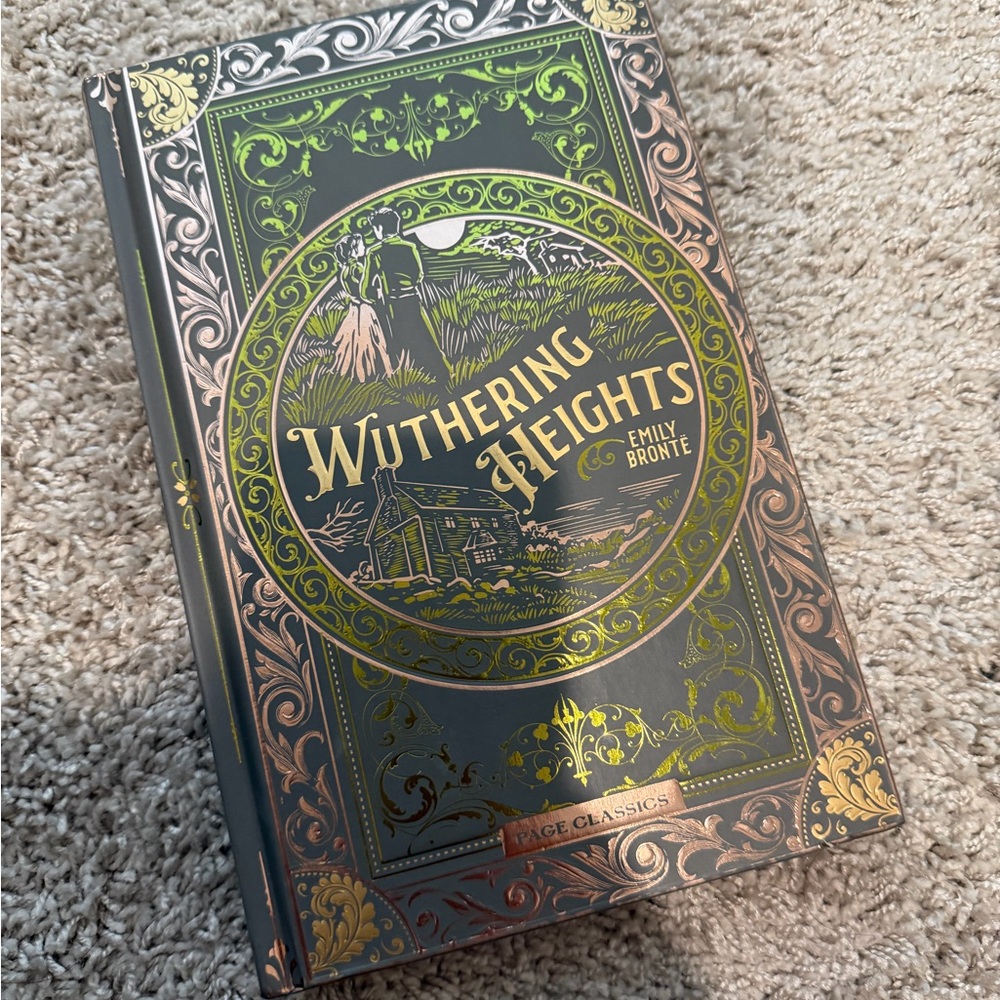 Wuthering Heights Hardcover with Gold Foil Detail
